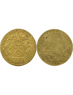 Auguste Robert de Pomereu Prévôt de Paris 1 jeton Laiton 1684