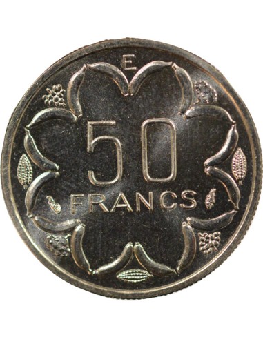 Cameroun Essai 50 francs Nickel 1976 A Paris