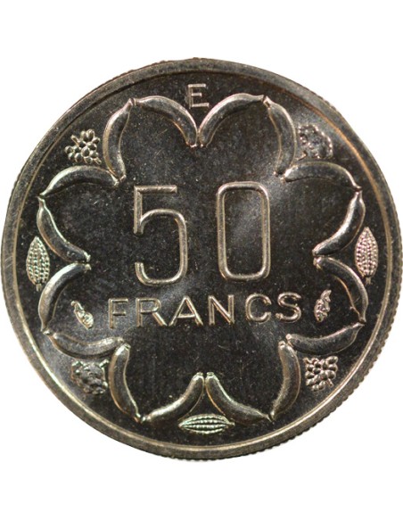 Cameroun Essai 50 francs Nickel 1976 A Paris