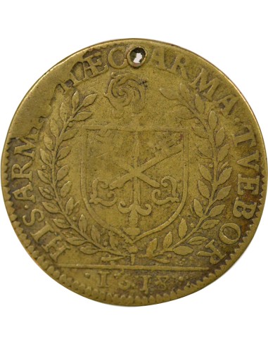 Louis III de Guise Cardinal 1 jeton Laiton 1618