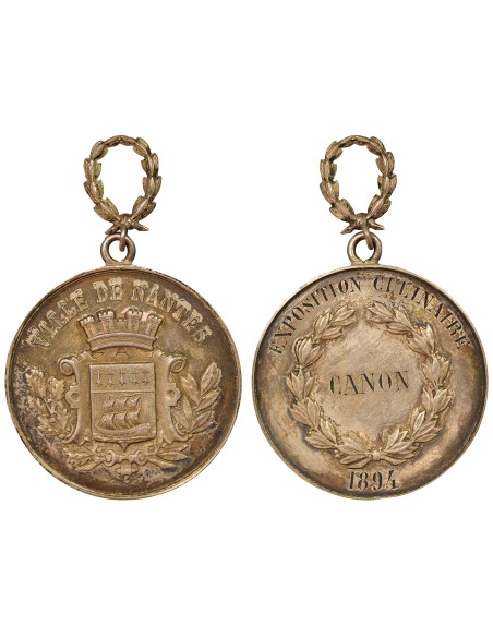 Exposition Culinaire 1 jeton Argent 1894