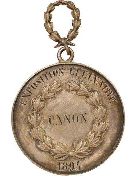 Exposition Culinaire 1 jeton Argent 1894