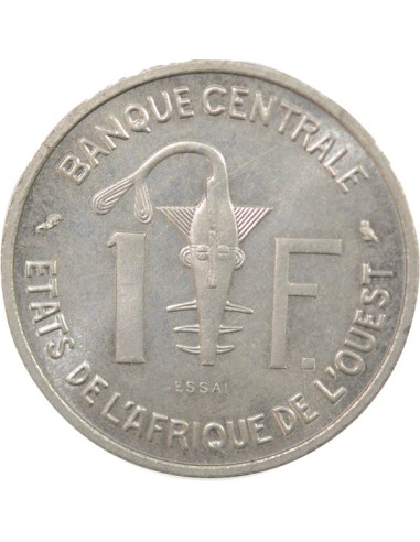 Afrique de l'Ouest Essai 1 francs Aluminium 1961 A - Paris