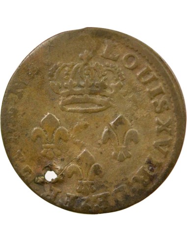 Guyane Française Louis XVI 2 sous Cuivre 1787