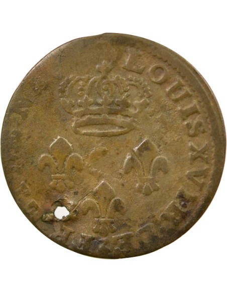 Guyane Française Louis XVI 2 sous Cuivre 1787