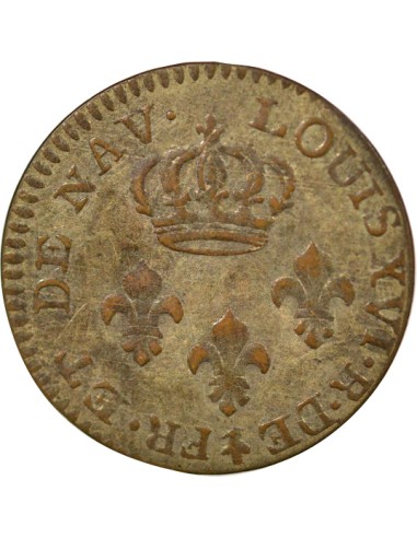 Guyane Française Louis XVI 2 sous Billon 1789 A - Paris