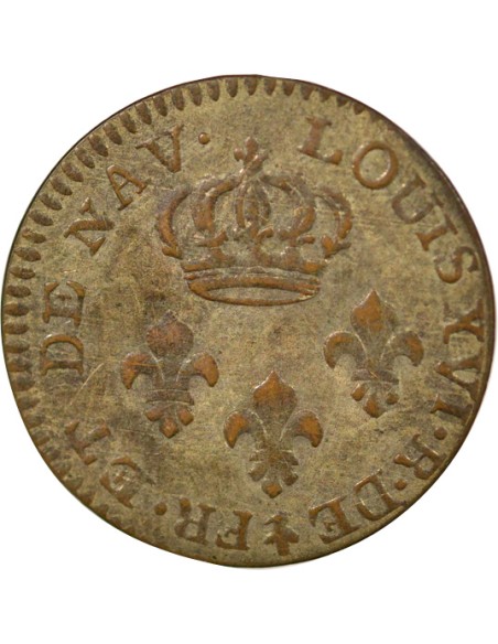 Guyane Française Louis XVI 2 sous Billon 1789 A - Paris