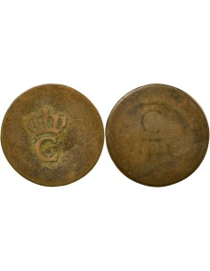 Antilles Françaises Louis XVI 2e Type 1 sol Billon 1779-1797