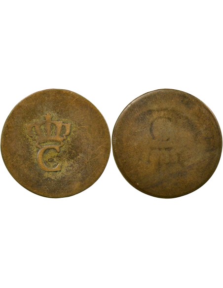 Antilles Françaises Louis XVI 2e Type 1 sol Billon 1779-1797