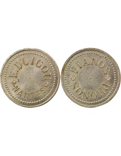 Jeton d'Audition 1 jeton Laiton Nickelé