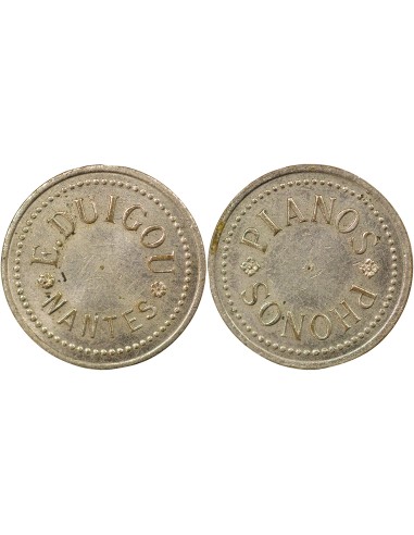 Jeton d'Audition 1 jeton Laiton Nickelé