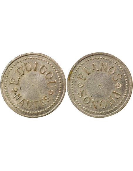 Jeton d'Audition 1 jeton Laiton Nickelé