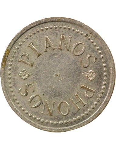 Jeton d'Audition 1 jeton Laiton Nickelé