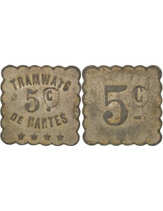 Tramways de Nantes 5 centimes Aluminium