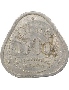 Tramways de Nantes 30 centimes Aluminium 2