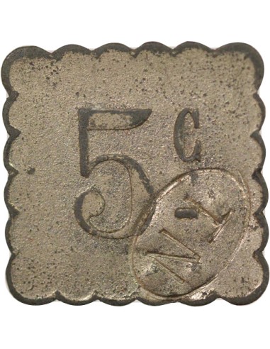 5 centimes Zinc Nickelé