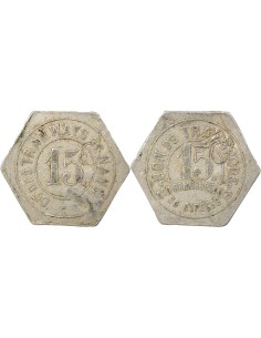 Tramways de Nantes 15 centimes Aluminium