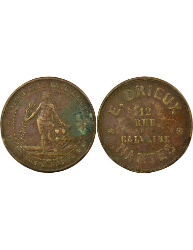 Publicitaire 1 jeton Laiton 1890-1900