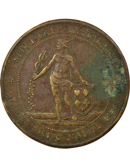Publicitaire 1 jeton Laiton 1890-1900