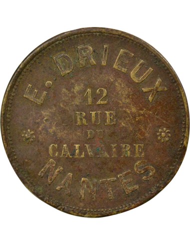 Publicitaire 1 jeton Laiton 1890-1900