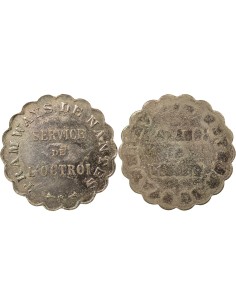 Tramways de Nantes 1 jeton Zinc Nickelé