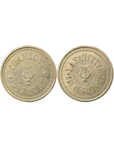 Jeton d'Audition 1 jeton Laiton Nickelé