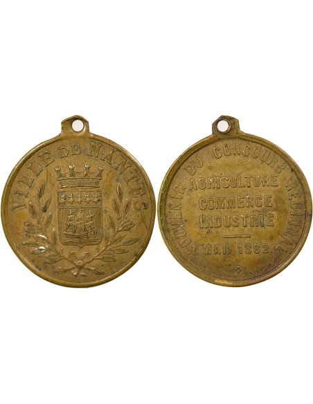 Souvenir 1 jeton Laiton 1882