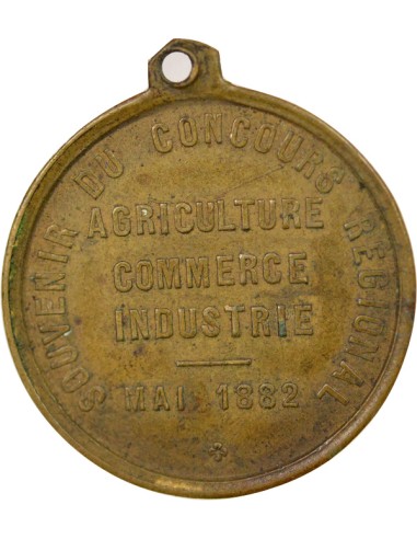 Souvenir 1 jeton Laiton 1882