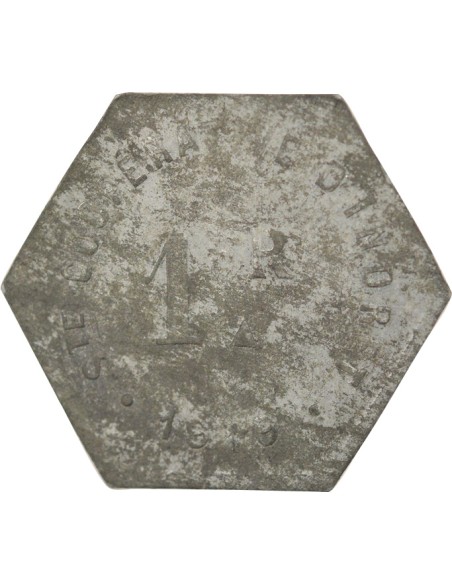 Société Coopérative 25 centimes Zinc 1919