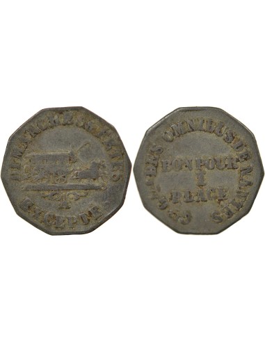 Omnibus de Nantes 1 jeton Zinc