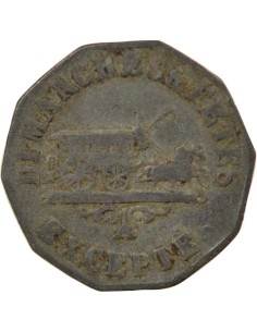 Omnibus de Nantes 1 jeton Zinc 2