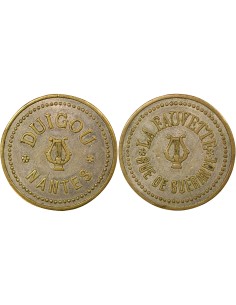 Jeton d'Audition 1 jeton Laiton Nickelé