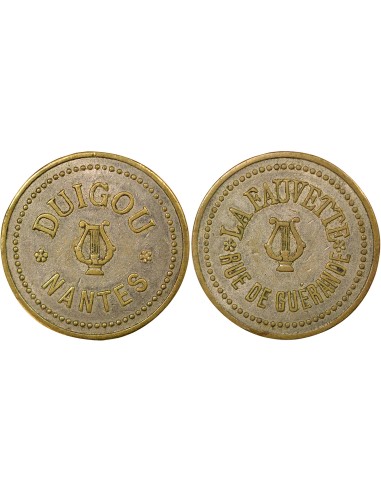 Jeton d'Audition 1 jeton Laiton Nickelé