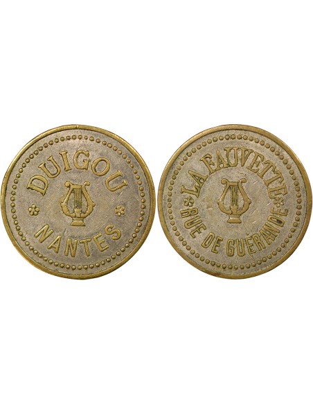 Jeton d'Audition 1 jeton Laiton Nickelé