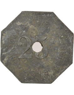 Société Coopérative 25 centimes Zinc 1919 2