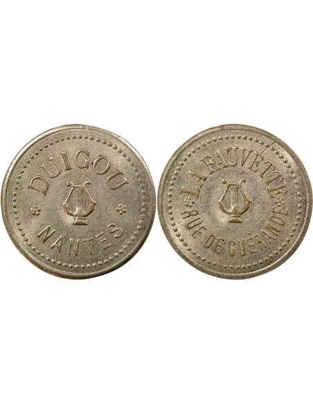 Jeton d'Audition 1 jeton Laiton Nickelé