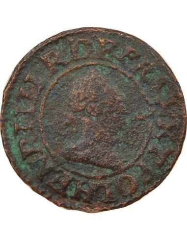 Henri III Type 1 1 denier Cuivre 1577 A - Paris