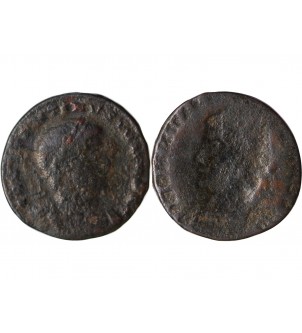 CONSTANTIN Ier - PETIT BRONZE FRAPPE INCUSE﻿ 2