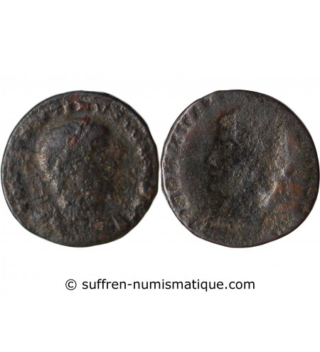 CONSTANTIN Ier - PETIT BRONZE FRAPPE INCUSE﻿