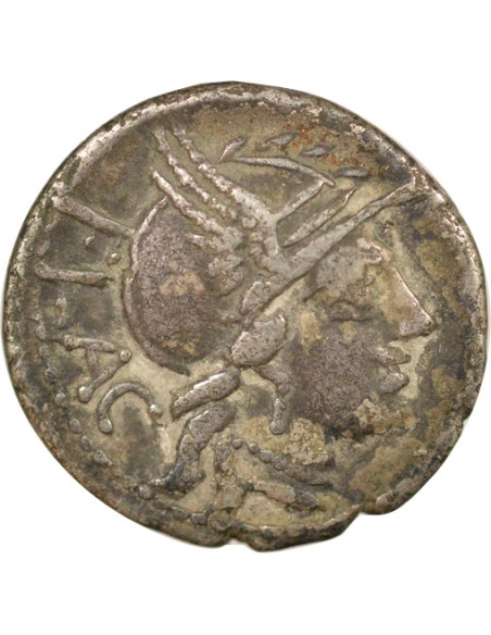 République Romaine Lucius Rutilius 1 denier Argent 77 Av JC R Rome