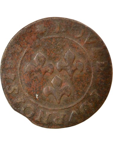 Principauté d'Orange Frédéric-Henri d'Orange-Nassau Type 5 1 double tournois Cuivre 1640 Orange