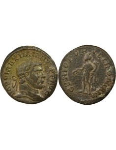 Rome Empire Maximien Hercule Génie 1 ae Cuivre 300-305 Londres