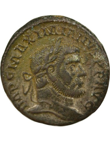 Rome Empire Maximien Hercule Génie 1 ae Cuivre 300-305 Londres
