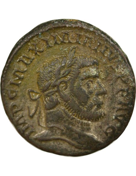 Rome Empire Maximien Hercule Génie 1 ae Cuivre 300-305 Londres