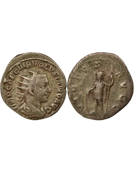 Rome Empire Volusien Virtus 1 antoninien Billon 252 R Rome