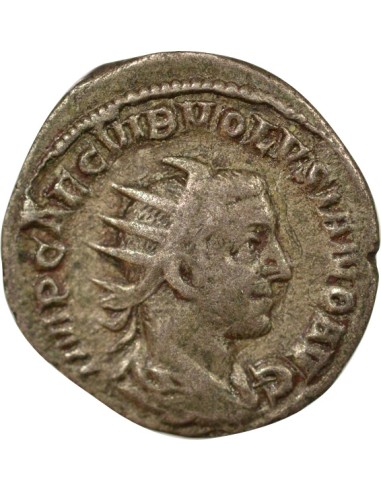 Rome Empire Volusien Virtus 1 antoninien Billon 252 R Rome