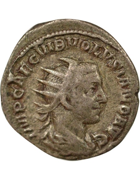 Rome Empire Volusien Virtus 1 antoninien Billon 252 R Rome