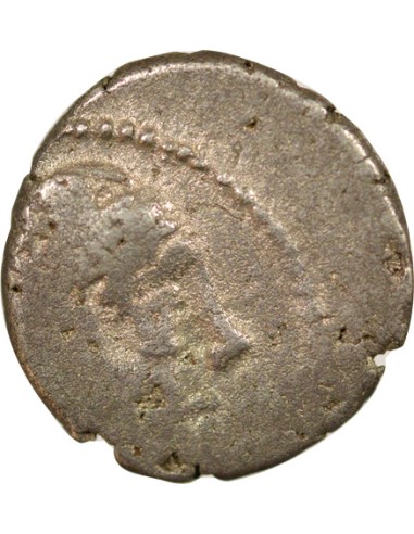 Gaule Au Cavalier ailé 1 drachme Argent 120 / 80 Av JC