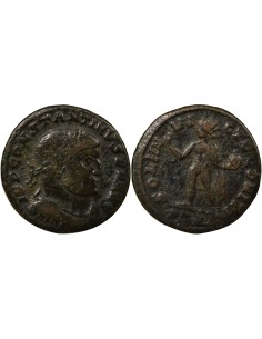 Rome Empire Constantin Ier Sol 1 nummus Cuivre 313 Arles