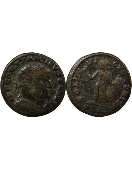 Rome Empire Constantin Ier Sol 1 nummus Cuivre 313 Arles